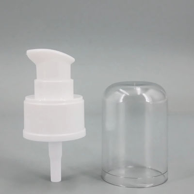 Bơm kem điều trị bằng nhựa PP AS đầy đủ với ống tùy chỉnh 24/410 28/410