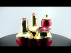 50g 50ml 120ml Bao bì mỹ phẩm sang trọng kính đỏ Lotion Acrylic Essence Face Cream Jar