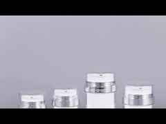 30ml 50ml 100ml Plasitc Airless Jar Chai bơm kem dưỡng da không có không khí