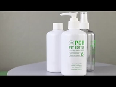 100% PCR tái chế PET HDPE vật liệu Shampoo nước tắm Gel chai nước lạnh bình
